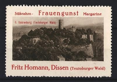 Reklamemarke dissen fritz - reklamemarke,