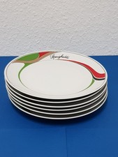 6 Stück Spaghetti Teller