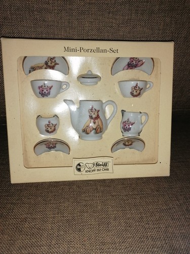 Steiff mini porzellan set - steiff, mini-porzellan-set