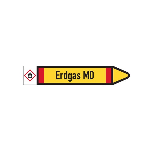 Rohrleitungskenn erdgas md - erdgas,