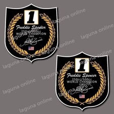 freddie spencer Logo Glanz Wetterfest Aufkleber Sticker