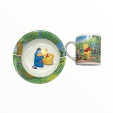Disney Winnie Pooh & Iah Geschirr Set Teller und Tasse Essset