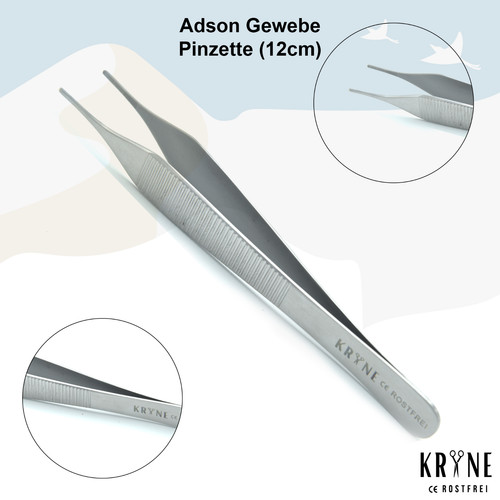 Adson gewebe pinzette cm - adson,
