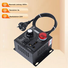 Spannungsregler 9A 4kW Variabler Transformator Motor Lüfterdrehzahlregler Dimmer