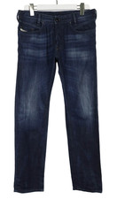 DIESEL Iakop Regular Slim-Tapered 0831Q Jeans Herren W31/L32 Blau Faded Whiskers