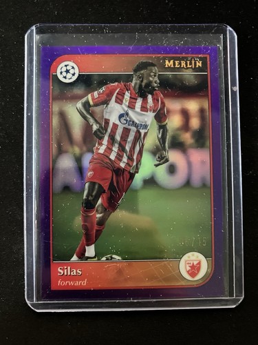 2025 topps merlin silas - topps, purple