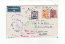 1933 Brasilien Zeppelin LZ 127 Karte der 2.SAF mit Zeppelinmarke Sieger 216 A