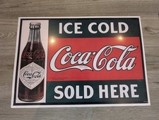 Coca Cola Ice Cold Sold here -