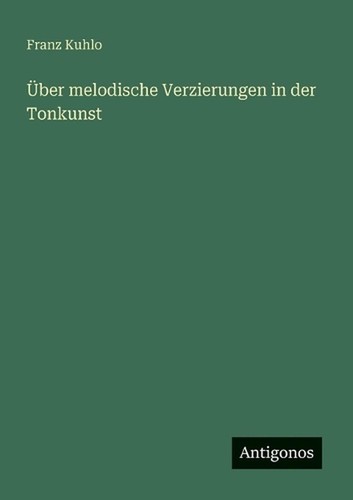 Ber melodische verzierungen - melodische, in