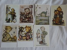 7 Postkarten, Vintage