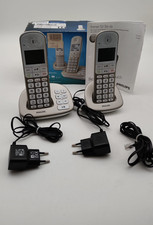 Philips XL495 Duo Senioren Telefon Schnurlos Anrufbeantworter XL490 Weiß