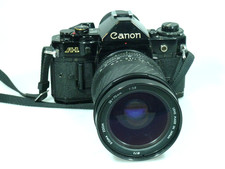 Canon A-1  mit Objektiv Sigma