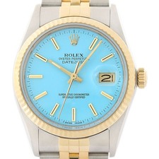 Rolex Datejust Aqua Blau