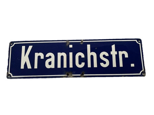 Alt strassenschild kranichstr - strassenschild,