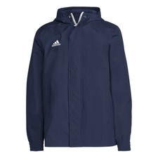 adidas Entrada 22 Allwetterjacke Regenjacke Kinder dunkelblau Navyblau [H57511]
