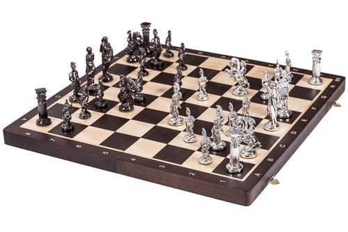 Square schach rom silver - schach,