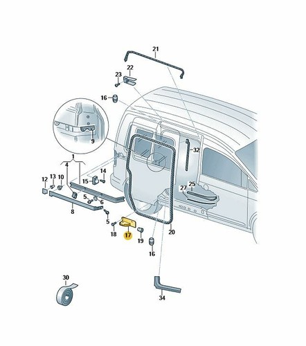 Original caddy - original, vw