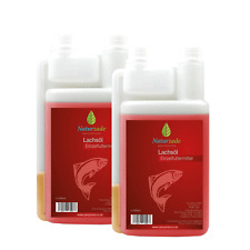 Lachsöl 2 Liter Dosierflasche, Premium Qualität a.Norwegen, Hunde Pferde Barfen