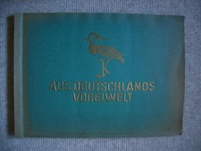 "AUS DEUTSCHLANDS VOGELWELT" Sammelalbum REEMTSMA Zigaretten Bilderdienst 1932