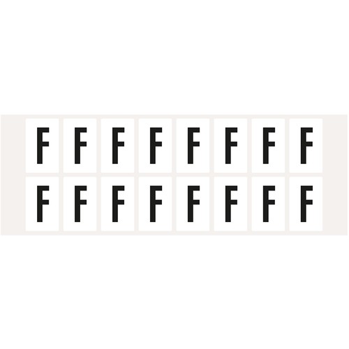 Aufkleber buchstabe - buchstabe, f