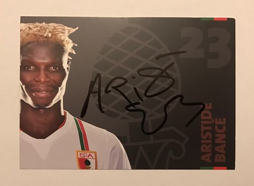 Autogrammkarte aristide - autogrammkarte,