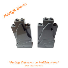 Lego Felsplatte, 2x4x6, dunkel