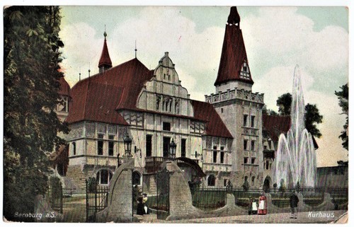 Alte bernburg kurhaus - ak,