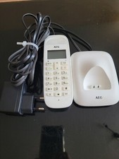 AEG Voxtel D81 Schnurloses 1.6" DECT-Telefon mit Freisprecheinricht +  weiss