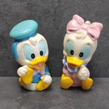 Baby Donald Duck & Daisy Duck Gummifiguren Disney Badetier Ente Ca. 13cm Groß 