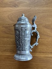 Kleiner Zinnkrug Becher Mit Deckel Schwaben Zinn Sondermotiv Schwäbische Alb