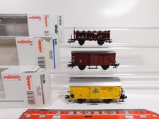 3x Märklin H0 AC Freight Car