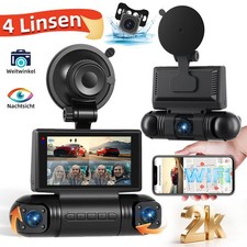 Dashcam Auto 4 Kanal 360° 2K