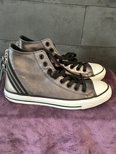 Converse Chucks Original Neu Limitiert Leder Metallic Reißverschluss 40