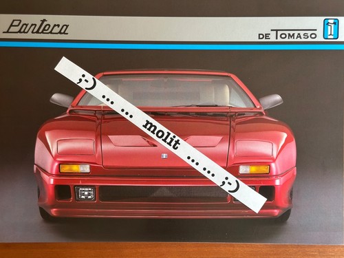 Prospekt tomaso pantera - tomaso, "pantera"