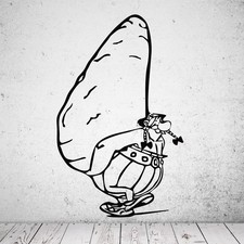 Wandtattoo Asterix und Obelix
