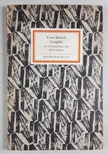 Insel-Bücherei Nr. 917 ERNST BARLACH: GRAPHIK 48 Bildtafeln Erstausgabe 1970