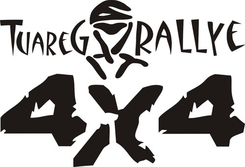 Tuareg rallye 4x4 aufkleber - tuareg,