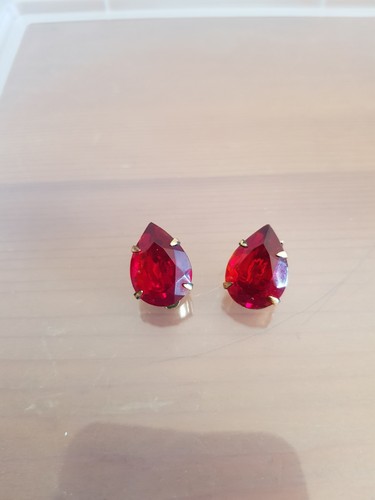 Vintage ohrclips tropfen - vintage,