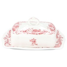 Butterdose eckig Villeroy & Boch Valeria rot