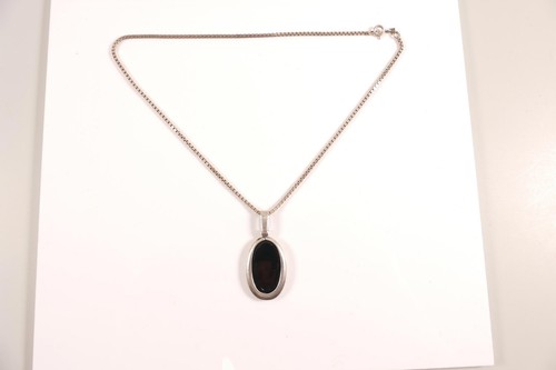 Kette mit anhänger oval - mit,