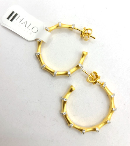 Halo juwelier bambus creolen - halo,