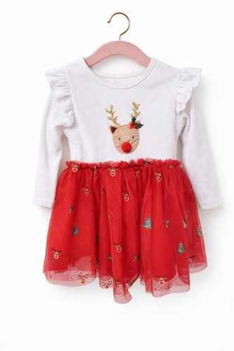 Weihnachtskleid mädchen 92 - mädchen,