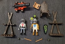 Playmobil ++  Ritter mit Zubehör ++ Morgenstern / Kanone ++ Kreuzritter