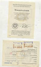 DDR:Transitvisum  Stempel