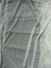 Store netzstrucktur weiß, Lä:1,60m Bleiband, Br: 2,10 m gerafft, Häckchenband