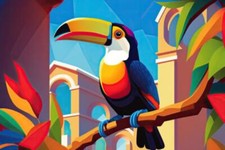Wandbild tukan cartagena - wandbild:, in