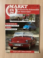 Rollermobile: Isetta, Spatz, Janus, Heinkel, Mopetta, Fulda, KR in Markt 6/1989.