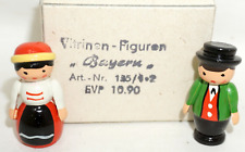 Erzgebirge Pyramidenfigur Miniatur Figur Vitrinen- Figuren "Bayern" 3,5cm DDR