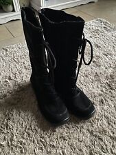 Neu!LEGERO Winter-Stiefel Damen 38 Gr. 5 Schwarz Wildleder Gore Tex Schnee Boots