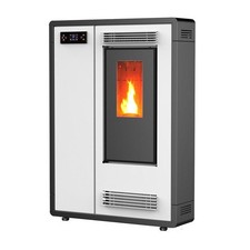 Pelletofen 8 kW Kanalisier Pelletheizung Kapazität 13 Kg Pelletofen Pelletkamin